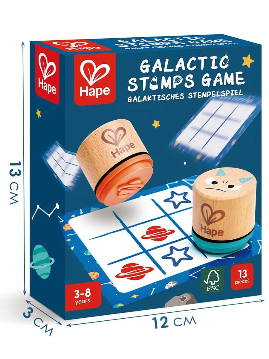 Настольная игра "Космические приключения" Крестики-нолики со штампами 6